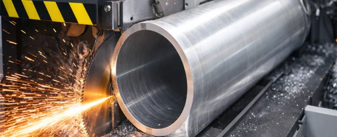 Large Diameter Aluminium Tube Cutting